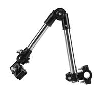 HEEPDD Support de Montage du Parapluie, Porte-Parapluie à 360 ° Horaire Réglable Support de de Extérieur de Parapluie Pliable pour bébé Poussette Pram Chaise Séchage (BLACK)