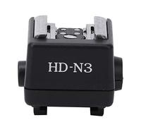 HEEPDD Support de Montage HD-N3 Adaptateur de Montage pour Griffe Porte-Accessoires pour Caméras, Matériau PC, Léger 17 G, Noir, Compatible pour Les Caméras, Matériau PC, Léger 17 G, Noir,