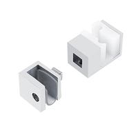 HEEPDD Support de Porte Coulissante en Acier Inoxydable, Guide D'abrasion Thermique Antirouille Réglable pour le Bureau et la Maison avec Non-matériau Sûr