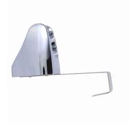 HEEPDD Support de Pulvérisateur de Bidet de Toilette pour Robinet, Acier Inoxydable et ABS, Finition Chromée, Installation Facile, Conception Peu Encombrante et Interrupteurs et Prises (Double prise)