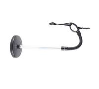 HEEPDD Support de Sèche-Cheveux Réglable, Hauteur de Cou Flexible Réglable jusqu'à 93,5 Cm avec Base Lourde et Boucle à Crochet, pour Souffler les Ongles des Cheveux ou Baigner les