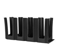 HEEPDD Support de Stockage de Tasse en Plastique, Organisateur de Porte-gobelet en Papier de Comptoir de Bar avec Base Stable pour Les Magasins de Boissons de (Porte-gobelet Droit à Quatre