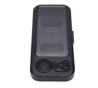 HEEPDD Support de Téléphone de Douche avec Haut-Parleur Bluetooth, étui | Batterie rechargeable 800 mAh, son stéréo immersif 5 W, support pivotant à 180°, compatible écran tactile, support mural