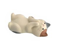 HEEPDD Support de Téléphone en Forme de Chat Mignon, Organisateur de Bureau en Résine Synthétique pour la Maison, Le Bureau, la Décoration de Jardin, Peut Contenir des Téléphones, des Lunettes, des