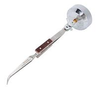 HEEPDD Support de Troisième Main avec Pince à épiler, Outil Rotatif à 360° pour le Soudage et la Fabrication de Bijoux, Idéal pour la Réparation électronique (Bouche incurvée)