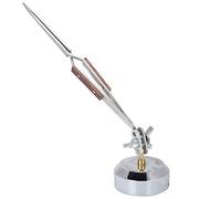 HEEPDD Support de Troisième Main avec Pince à épiler, Outil Rotatif à 360° pour le Soudage et la Fabrication de Bijoux, Idéal pour la Réparation électronique (bouche droite)