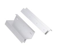 HEEPDD Support Maglock en Aluminium pour Système de Contrôle d'accès de Porte, Support de Serrure électromagnétique Robuste pour Portes en Verre sans Cadre, Solution de sécurité pour Porte Unique