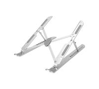 HEEPDD Support Pliable pour Ordinateur Portable, 10 Niveaux Réglables | Le Cadre Arrête L'oscillation, Le Flux D'air Ouvert Refroidit, Peut Contenir des Appareils de 22,05 Lb de 17 Pouces