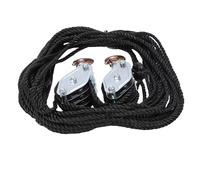 HEEPDD Système de Poulie de Blocage et de Tacle Système de Poulie de Levage à Corde 2200LB Robuste avec Rapport de Levage de 8:1, Bloc de en Acier allié pour Entrepôts de Garage Soulevant des Objets