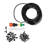 HEEPDD Système d'irrigation, Arroseur de Jardin en Plastique, équipement d'arrosage Efficace pour Pelouses, Terrasses et Balcons, avec Tuyau de 20 M