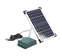 HEEPDD Système d'Irrigation Solaire 10W 18V, Kit d'Irrigation Automatique à Goutte Automatique pour Lit de Fleurs en Serre Patio Paviet KitsAutomatic Equipment Nan