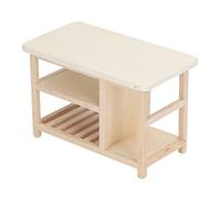 HEEPDD Table de Maison de Poupée à l'échelle 1:12, Table de Cuisine de Poupée en Bois de Bouleau pour Accessoires de Maison de, Jouets de de Jeu