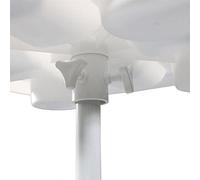 HEEPDD Table de Parapluie de Plage, Plateau de Parapluie Extérieur pour Le Jardin de Plage Jardin de la Piscine (White)