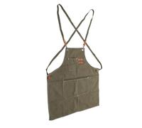 HEEPDD Tablier en Toile de qualité Supérieure, fabriqué à la Main avec une Large Couverture pour Peindre, Manucure, Jardinage, Salle à Manger, Design élégant et Facile à Nettoyer