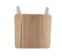 HEEPDD Tabouret en Bois, Tabouret pour Enfants, env. en Bois de Taille 10,2x10,2 Pouces pour la Maison et Le Jardin, Matériau en Pin Léger, Meubles Nan Polyvalents (carré assemblé Couleur