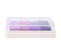 HEEPDD Tampon encreur, Lsushine Craft Tampon encreur Partenaire DIY Couleur Tampon encreur pour Tampon en Caoutchouc Scrapbook Décoration[Gradient Purple] Coussins encreurs