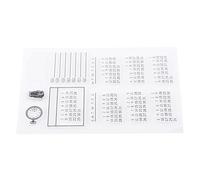 HEEPDD Tampons en Silicone, Album Photo Album en Silicone Transparent Clear Timbres Calendrier Motifs de Joint Tampons pour la Décoration de Cartes et les Timbres de Cachet de Crappe à Main