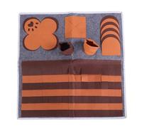 HEEPDD Tapis à Renifler pour Chien, Jouet d'alimentation Interactif à Alimentation Lente pour Chiens avec Tissu en Feutre Robuste, Tapis D'entraînement au Parfum pour Le Travail du Nez