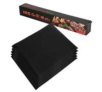 HEEPDD Tapis de Barbecue, Tapis de Cuisson Antiadhésifs Réutilisables pour Grils électriques au Charbon de Gaz, avec Matériau en Fibre de Verre PTFE, Facile à Nettoyer pour Barbecue