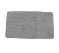 HEEPDD Tapis de Litière pour Chat, 45,67 X 25,98 Pouces, Tapis de Piège à Litière en Plastique EVA pour Chaton, Conception Antidérapante, Convient pour Une Utilisation avec des Bacs à