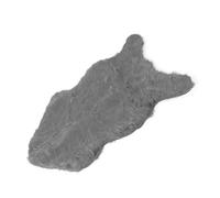 HEEPDD Tapis en Fausse Peau de Mouton, Salon et Chambre d'enfant, Décoration Intérieure Moelleuse 40 X 60 Cm, Tapis Antidérapant en Fausse Fourrure Blanche, Doux en Peau de Mouton pour la Maison et