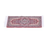 HEEPDD Tapis Miniature pour Maison de Poupée, Design élégant en Fil de Soie Rétro Qui Améliore Les Paramètres Réalistes, 6,3 X 3,9 Pouces, échelle 1:12, pour Une Décoration Passionnée et des
