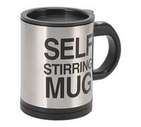 HEEPDD Tasse à Mélanger électrique pour les Voyages au Bureau Tasse à café Mélange Automatique, en Acier Inoxydable Mélange Automatique pour Boissons Chaudes, capacité de 400 Ml, Opération Facile