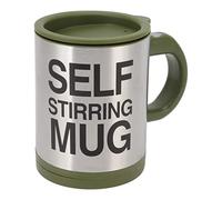 HEEPDD Tasse à Mélanger électrique pour les Voyages au Bureau Tasse à café Mélange Automatique, en Acier Inoxydable Mélange Automatique pour Boissons Chaudes, capacité de 400 Ml, Opération Facile