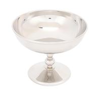 HEEPDD Tasse de Crème Glacée, Conception élégante Multitifunière Tasse de Dessert à Pied en Acier Inoxydable pour la Salade de Yogourt Pudding Sundaes et Collations