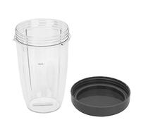 HEEPDD Tasse de Mixeur Lisse et Robuste de 32 Oz pour 900 W, Grande capacité, Facile à Nettoyer et Passe au Lave-vaisselle, Idéale pour les Smoothies et les Jus (Tasse moyenne 24Oz)