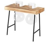 HEEPDD Terrariums for Home Office Garden Retro Vase Planter avec EAVEUX Eau VASION d'eau pour LA RELACHATION IDÉAL Vase DE Table (Deux Bouteilles + selles)