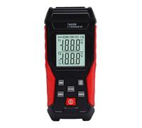 HEEPDD Thermomètre à Thermocouple de Type K à Double Canal avec Sondes, Compteur de Température à Thermocouple Numérique Industriel, pour la Fabrication de l'acier, le Four, les Fournitures de