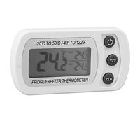 HEEPDD Thermomètre Numérique Précis pour Réfrigérateur et Congélateur, Résistant à l'eau, Thermomètre de Congélateur étanche pour Cuisine, Voiture, Réfrigérateur, Camping en Plein Air, 2 Pièces,