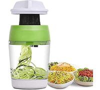 HEEPDD Trancheuse à Légumes Portative, Trancheuse à Spirale Veggie Spiralizer Zucchini Spiralizer Maker Zoodle Maker