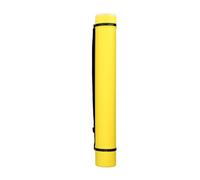 HEEPDD Tube d'affiche Extensible, Support de Plan de Grande capacité avec Sangles, étanche, Antichoc, Durable, Rond, Portable, pour Affiches de Cartes D'œuvres d'art (Yellow)