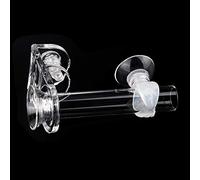 HEEPDD Tube d'alimentation en Poisson d'aquarium, Verre 88 Mm, Mangeoire à Crevettes pour Nan Nan