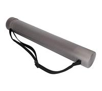 HEEPDD Tube de Peinture, Tube de Dessin Circulaire en Plastique, Rangement d'art Télescopique, étanche et Léger pour Artistes et Voyageurs (gris foncé)