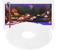 HEEPDD Tube de Poisson d'aquarium, Tuyau d'air en Silicone Souple, Tuyau 'oxygène de 5 M pour Aquariums de Poissons 'Eau Douce et 'Eau Salée (Clair)