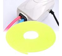 HEEPDD Tube de Poisson d'aquarium, Tuyau d'air en Silicone Souple, Tuyau 'oxygène de 5 M pour Aquariums de Poissons 'Eau Douce et 'Eau Salée (Yellow)