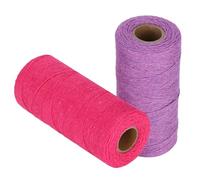 HEEPDD Un Ensemble Polyvalent de Fil de Coton de 8/4 Warp pour Couverture de Tapis, Fil de Tissage 2pc Idéal pour Divers Projets de Tissage à la Main