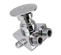 HEEPDD Valve à Pédale en Cuivre, Accessoire de Robinet d'évier de Cuisine Durable, Conception sans Contact pour un Fonctionnement Mains Libres à la Maison et à l'hôpital