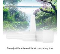 HEEPDD Valve de Contrôle d'air d'aquarium, Séparateur de Pompe à Air en Plastique pour Distribution 'oxygène 'Aquarium, Débit ' Réglable pour Tube ' de 4 Mm 30 Pièces