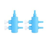 HEEPDD Valve de Dérivation de Pompe à Air d'aquarium, Adaptateur avec Options à 2 et 3 Voies pour Aquariums et Pompes à Oxygène, Valve de Dérivation de Pompe à Air d'aquarium, Fournitures
