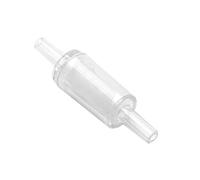 HEEPDD Valves de Contrôle Anti-Retour de Pompe à Air d'Aquarium, Valve en Plastique pour Aquarium, Protège Les Pompes à Air du Reflux d'eau 10 Pièces (Blanc Transparent)