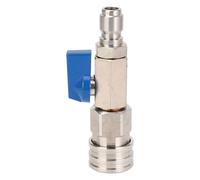 HEEPDD Vanne à Billes à Haute Pression, Acier en Acier Inoxydable 4500psi 3/8 Pouces Vanne à Billes de Connexion Pratique Pratiques à Haute Performance Haute Pression Vanne à Billes