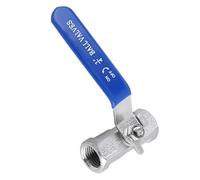 HEEPDD Vanne à Billes de Filetage Femelle Utilisation Industrielle Polyvalente de Fermeture pour Acier Inoxydable, 6 Tailles (1/4 "(2 Points))