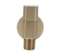 HEEPDD Vanne d'arrêt d'angle, Vanne de Compression en Laiton pour Toilettes et Robinet avec un Diamètre de 0,3 Pouces et une Taille Compacte pour l'arrêt de l'eau Domestique
