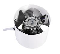 HEEPDD Ventilateur électrique en Ligne, Ventilateur d'échappement à Lame en Acier, 220 V 20 W, Fonctionnement à Faible Bruit, Débit d'air de 140 M³/h, 3,8 X 3 Pouces, pour Le Refroidissement