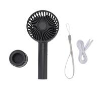 HEEPDD Ventilateur Portable, Ventilateur à Main Mince à 3 Vitesses Rechargeable jusqu'à 6 Heures de Travail pour les Activités de Plein Air (gris foncé)