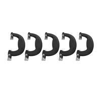 HEEPDD Vigne de Style Vintage 5pcs Design Ergonomique Idéal pour les Boîtes de Suppt de Valise (BLACK)
